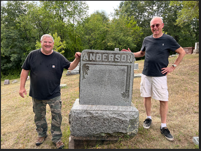 Gravestone - Bob and Jeff - 2023.07 - Waupaca